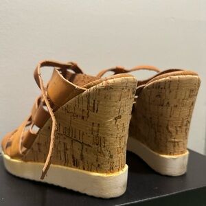 Peanut Butter Wedge Heel 
Size 10